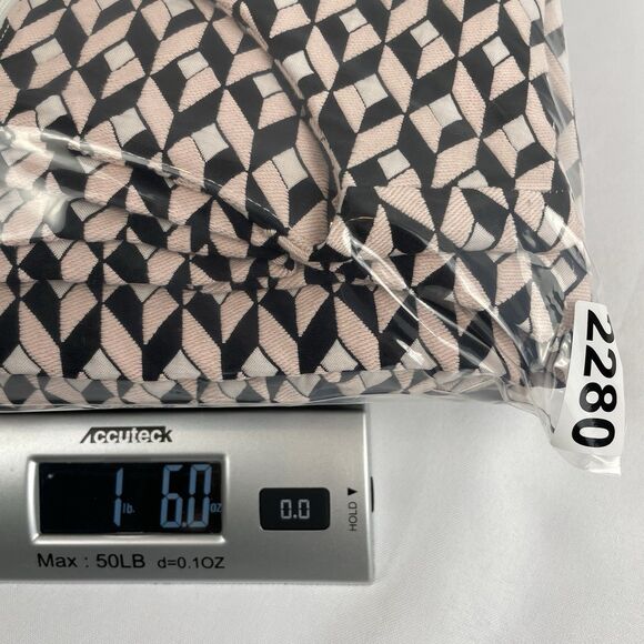 Gerard Darel Pink Black Argyle/Diamond Sun Dress Pleated Midi- 40 - Picture 13 of 13